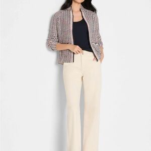 NIC+ZOE Tuck Stitch Colorwheel Jacket NWT M